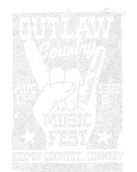 Outlaw Country Music Fest Nashville Vintage Graphic Coaster