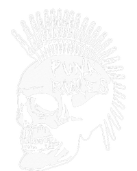 Punk Rock Rules Heavy Metal Skull Punker Rocker Mohawk Music T-Shirt