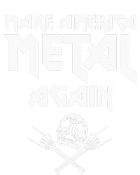 Make America Metal Again Skull Rock And Roll Heavy Music Baby Bodysuit