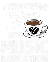 Funny Music Teacher Art For Women Men Musician Coffee Lover T-Shirt