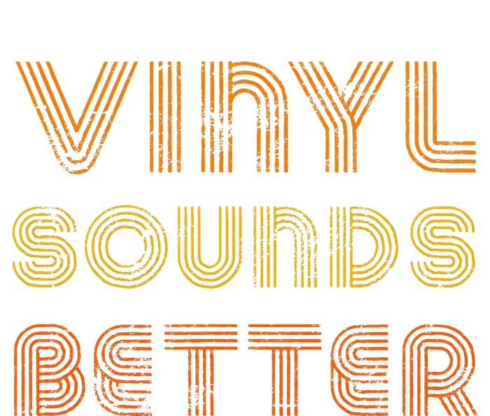 Vinyl Sounds Better Vintage Style Music Lovers Kids Hoodie