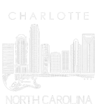 Charlotte Souvenir Men North Carolina Souvenir Music Guitar T-Shirt