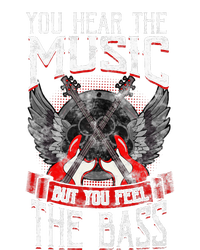 Hear The Music Feel The Bass Player Bassist Guitarist Gift Women's T-Shirt