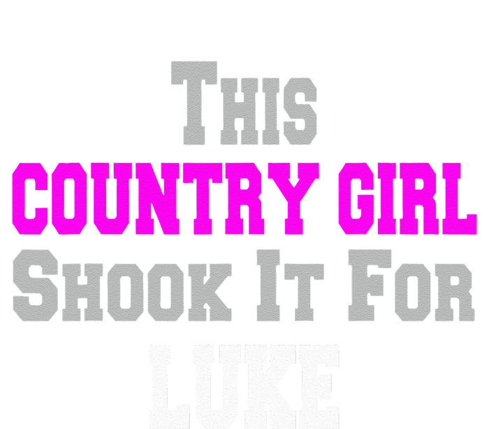 Country Girl Shook It For Luke Fun Music Tank Top