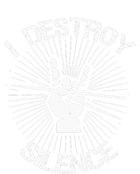 I Destroy Silence Vintage Music Bands Drum Sticks Drummer Tank Top