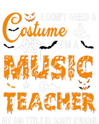 I Dont Need A Costume Im A Music Teacher Halloween Gift 7-Panel Snapback Hat