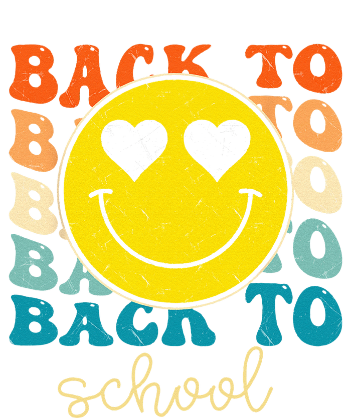 Boho Style Groovy Smile Back To School T-Shirt