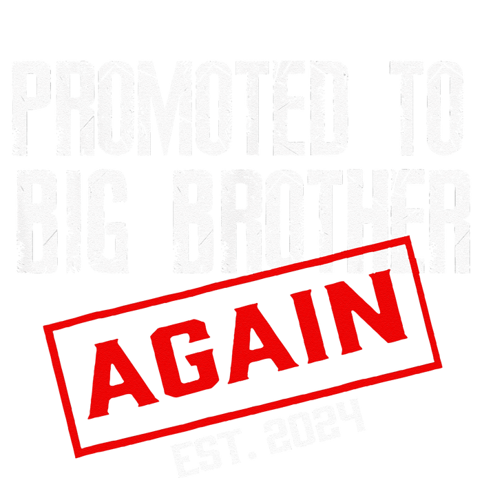 Promoted To Big Brother Again Est 2024 Big Bro 2024 Apparel Kids Long Sleeve Shirt