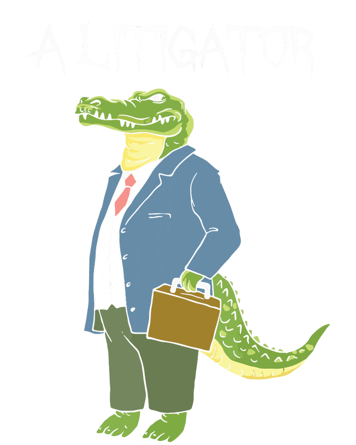 A Litigator Funny Alligator Attorney Alitigator Hoodie