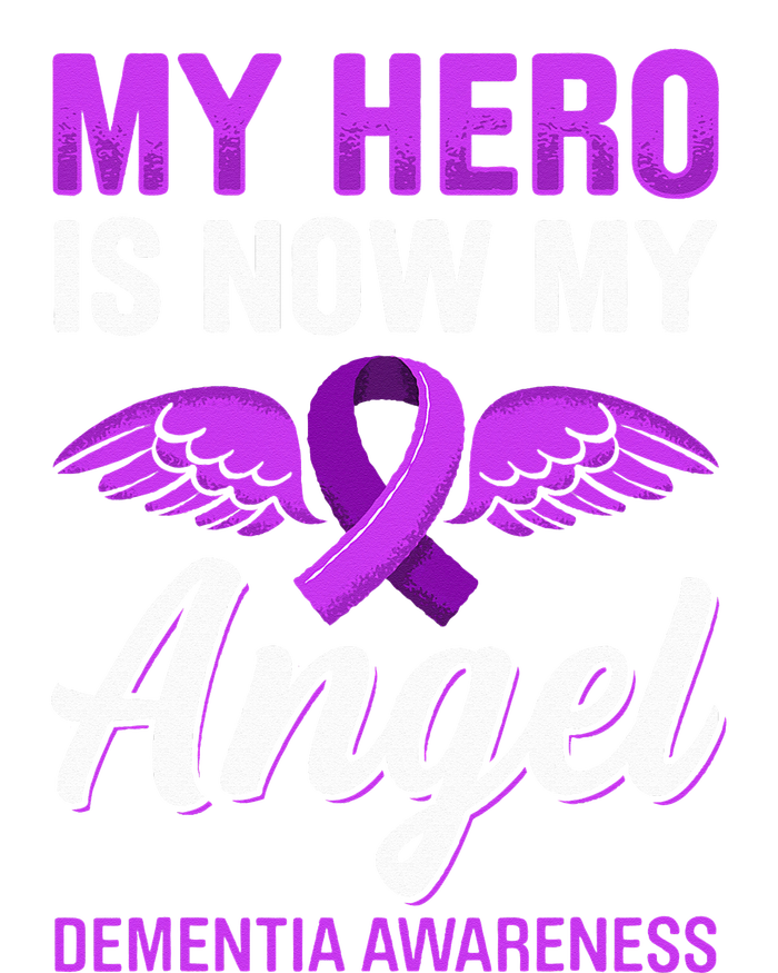 My Hero Is Now My Angel Dementia Awareness Alzheimer Grommeted Golf Towel