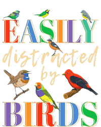 Easily Distracted By Birds Funny Bird Lover T-Shirt