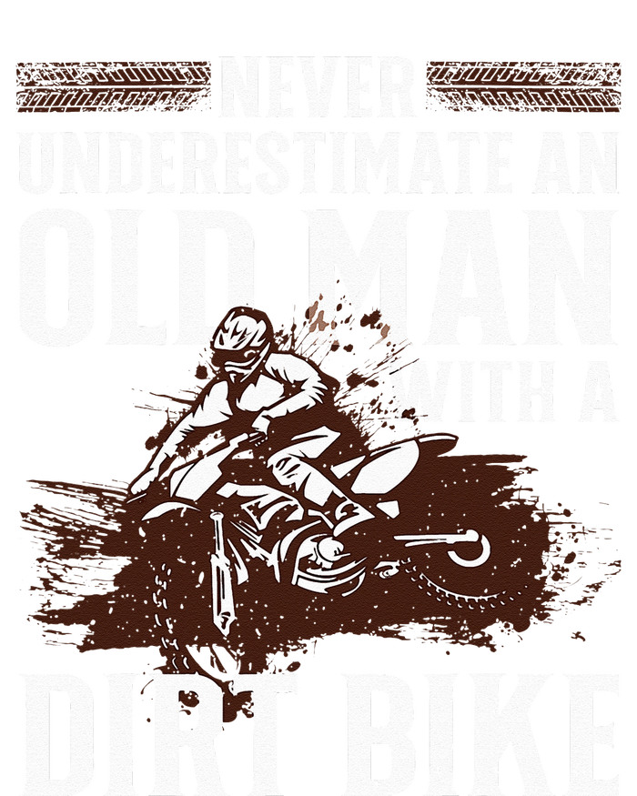 Funny Dirt Bike Art For Dirtbike Lover Men Grandpa Motorbike T-Shirt