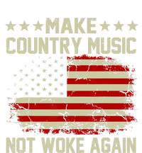 Vintage Make Country Music Not Woke Again American Flag Magnet