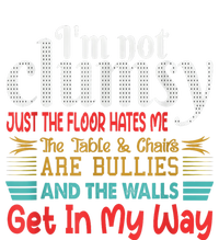 Im Not Clumsy Sarcastic Women Men Boy Girls Funny Saying Tie-Dye Long Sleeve Shirt