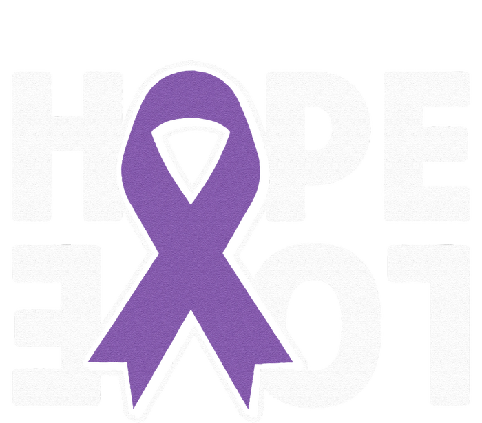 Hope Love Purple Ribbon Alzheimer´s Awareness T-Shirt