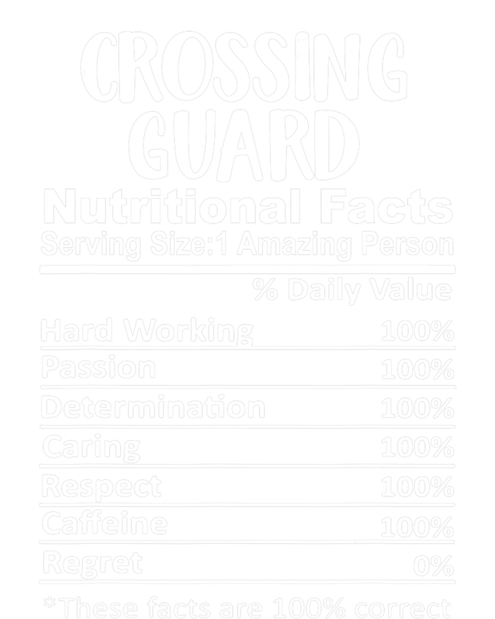 Crossing Guard Nutrition Facts Funny Softstyle Adult Sport Polo