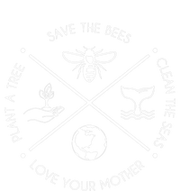 Earth Day Save The Bees Plant More Trees Clean The Seas Performance Sprint T-Shirt