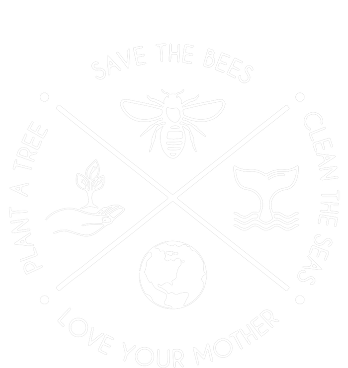 Earth Day Save The Bees Plant More Trees Clean The Seas Performance Sprint T-Shirt