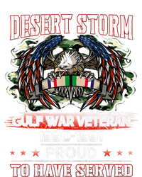 Veteran Desert Storm Veteran Proud For Fathers Day V-Neck T-Shirt