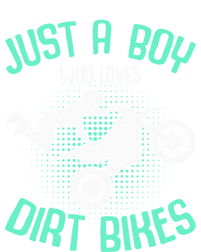 Just A Boy Who Loves Dirt Bikes Motocross Enduro Dirt Biking Button