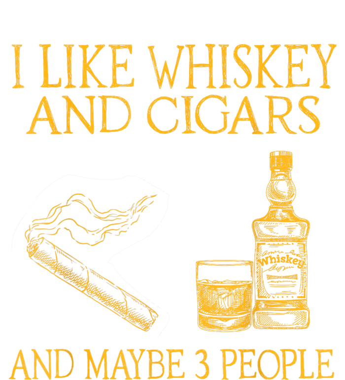 Retro I Like Whiskey And Cigars And Maybe 3 People Men Women Women's T-Shirt