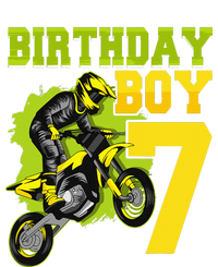 Motocross MX 7th Gift 7 Year Old Dirt Bike Birthday Party Kids Long Sleeve Shirt