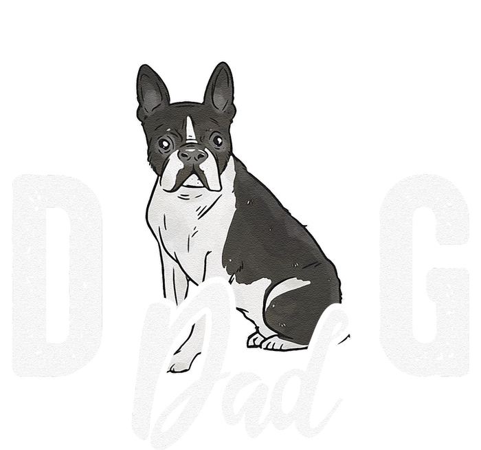 Cute Boston Terrier Pet Owner Vintage Dog Dad Fathers Day T-Shirt