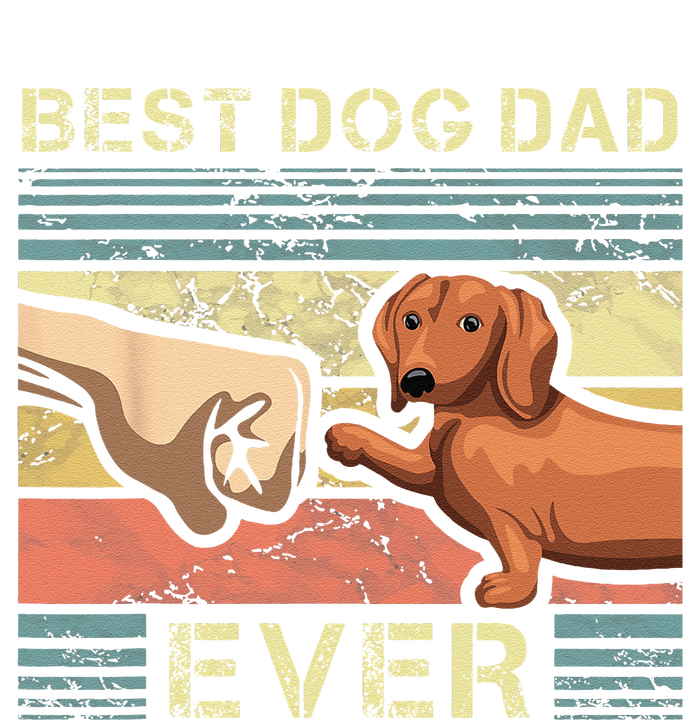 Best Dachshund Dad Ever Funny Wiener Dog Animal Lover Father T-Shirt