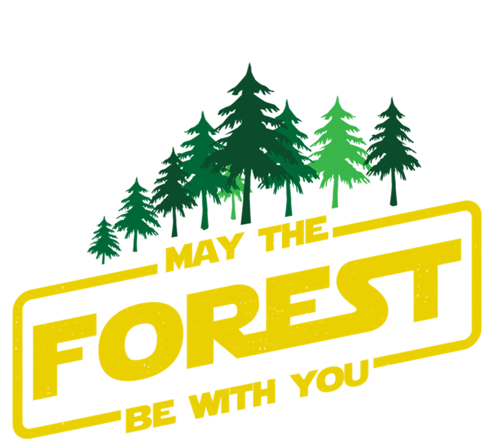 May The Forest Be With You Funny Earth Day Camping Space Pun T-Shirt