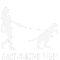 Dachshund Mom Doxie Mama Dog Dinosaur Funny Mothers Day Softstyle Adult Sport Polo