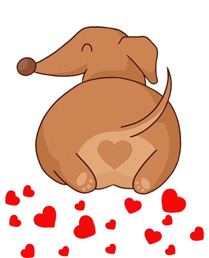 Dachshund Weenie Dog Lover Valentines Day For Funny T-Shirt