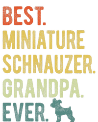 Best Miniature Schnauzer Grandpa Ever Dog Lover Fathers Day T-Shirt