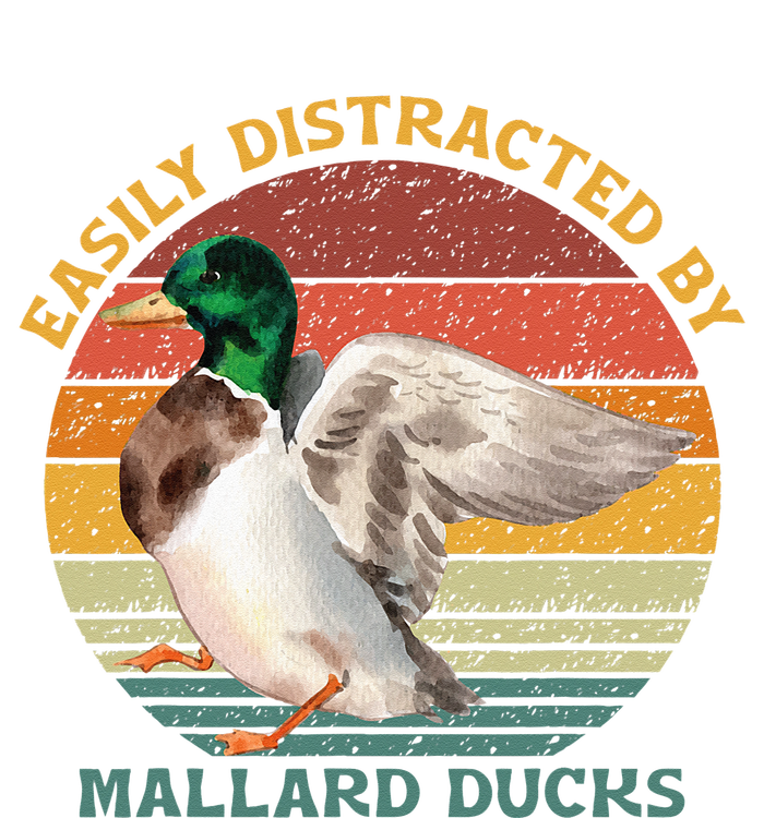 Funny Waterfowl Wild Birds Easily Distracted By Mallard Duck T-Shirt