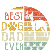 Boston Terrier Best Dog Dad Ever Vintage FatherS Day Retro T-Shirt