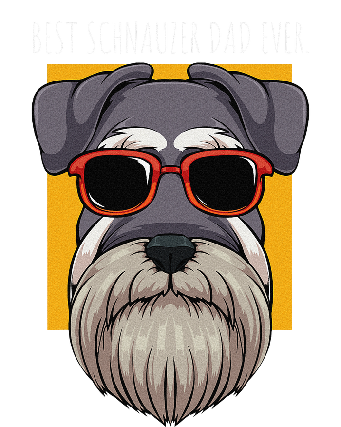 Dog Schnauzer Dad Watchdog Cynologist Fathers Day Design T-Shirt