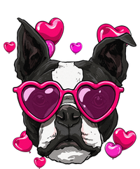 Boston Terrier Valentines Day Heart Dog Lover Gift T-Shirt