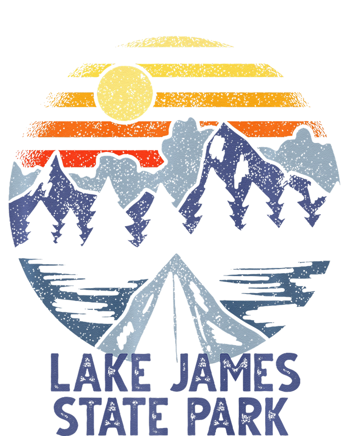 Lake James State Park North Carolina Camping Vacation Flat Bill Trucker Hat