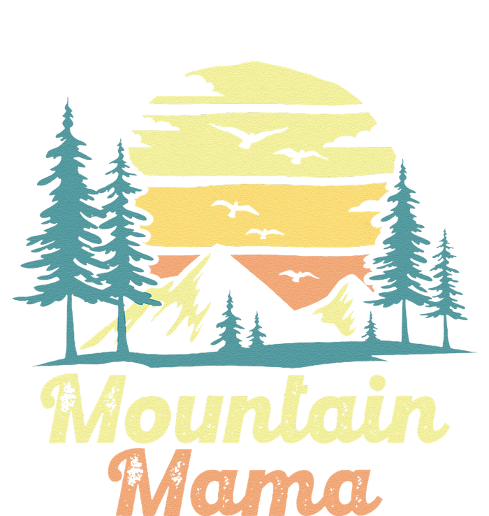 Mountain Mama Camping Hiking Mom Adventure Mothers Day Drawstring Bag