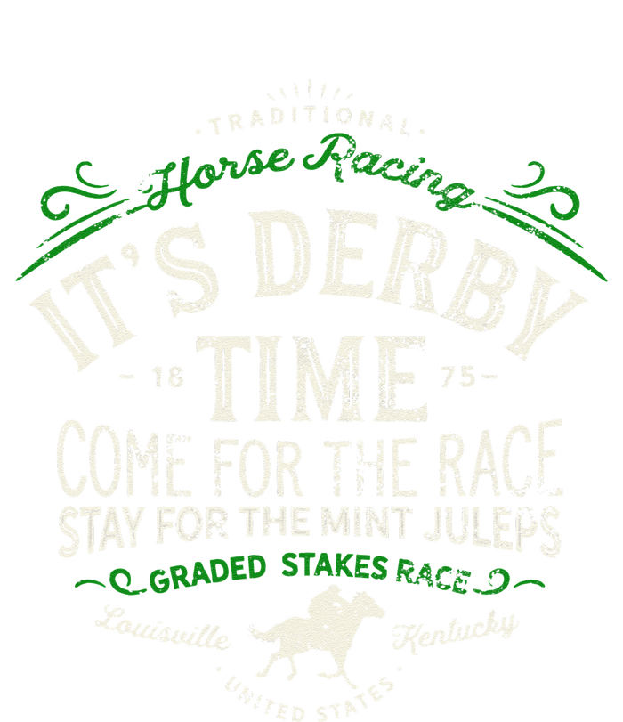 Vintage Derby Time Louisville Kentucky Horse Racing T-Shirt