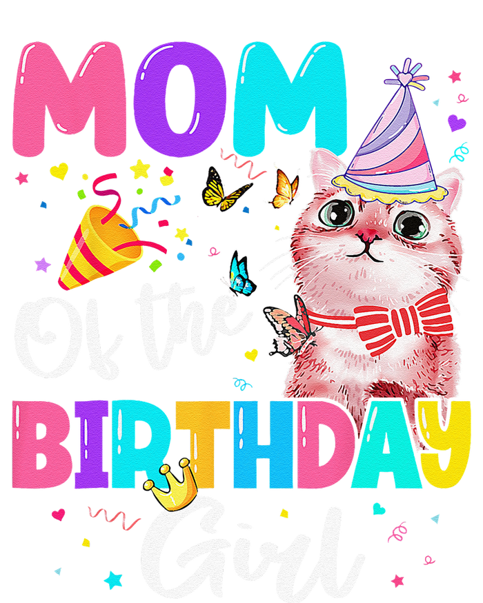 Mom Of The Birthday Cat Kitten Theme Family Bday Valucap Bio-Washed Visor