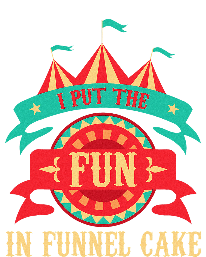 I Put The Fun In Funnel Cake Circus Birthday Party Costume Performance Fleece Hoodie