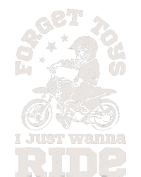 Forget Toys I Just Wanna Ride Dirt Bike Rider Motocross Kids Hoodie