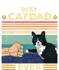 Best Cat Dad Ever Vintage Retro Cat Gifts Fathers Day Cooling Performance Long Sleeve Crew