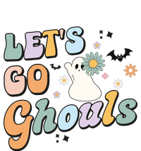 Lets Go Ghouls Halloween Ghost Outfit Costume Retro Groovy Zip Tote Bag