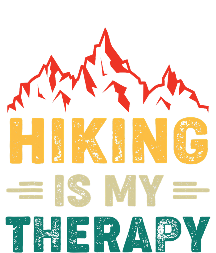 Hiking Is My Therapy Women's Crop Top Tee