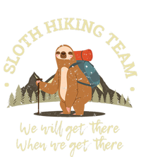 Sloth Hiking Team We Will Get There When We Get There Sloth Women's Racerback Tank