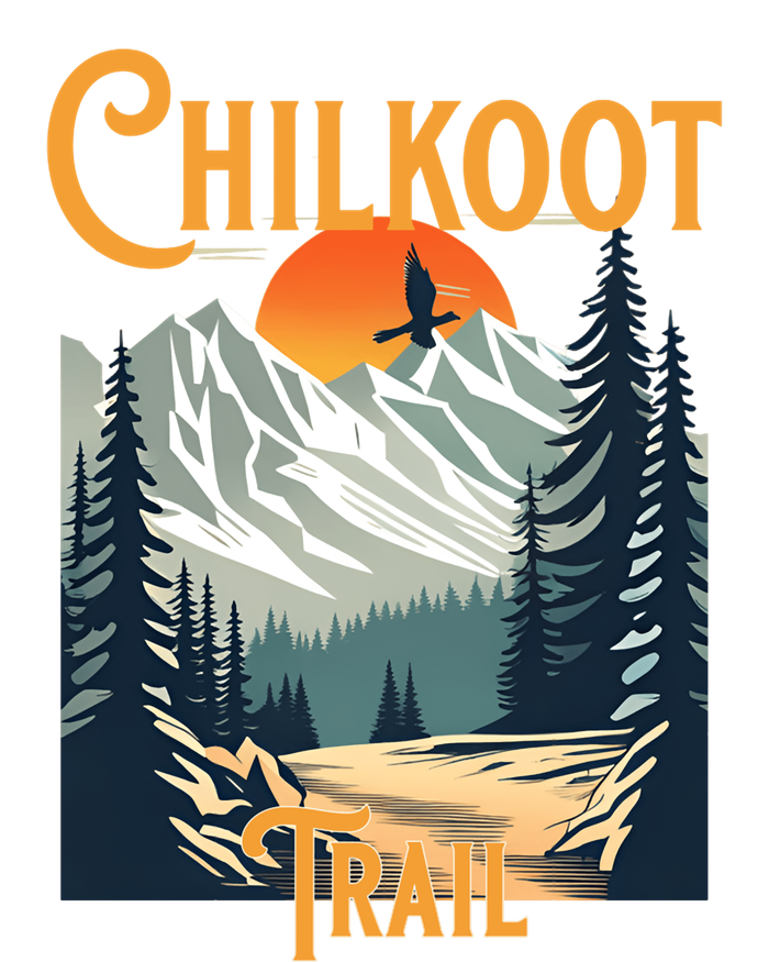 Vintage Chilkoot Trail Souvenir Hiking T-Shirt