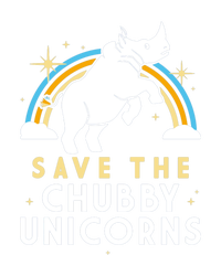 SAVE THE CHUBBY UNICORNS Ladies Long Sleeve Shirt