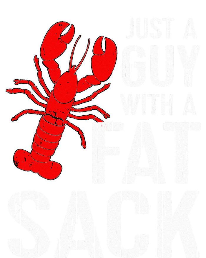 Crawfish Boil Tee Funny Just A Guy With A Fat Sack Crawfish Women's Fleece Hoodie