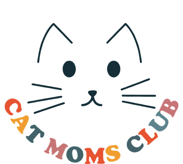 Cat Moms Club Groovy Cat Mama Mothers Day Fur Mom Love Sustainable Beanie